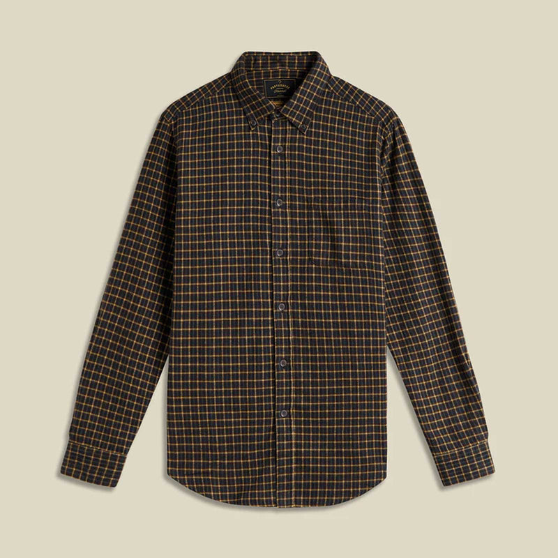 Terra Flannel Shirt brown/beige/blue Portuguese Flannel