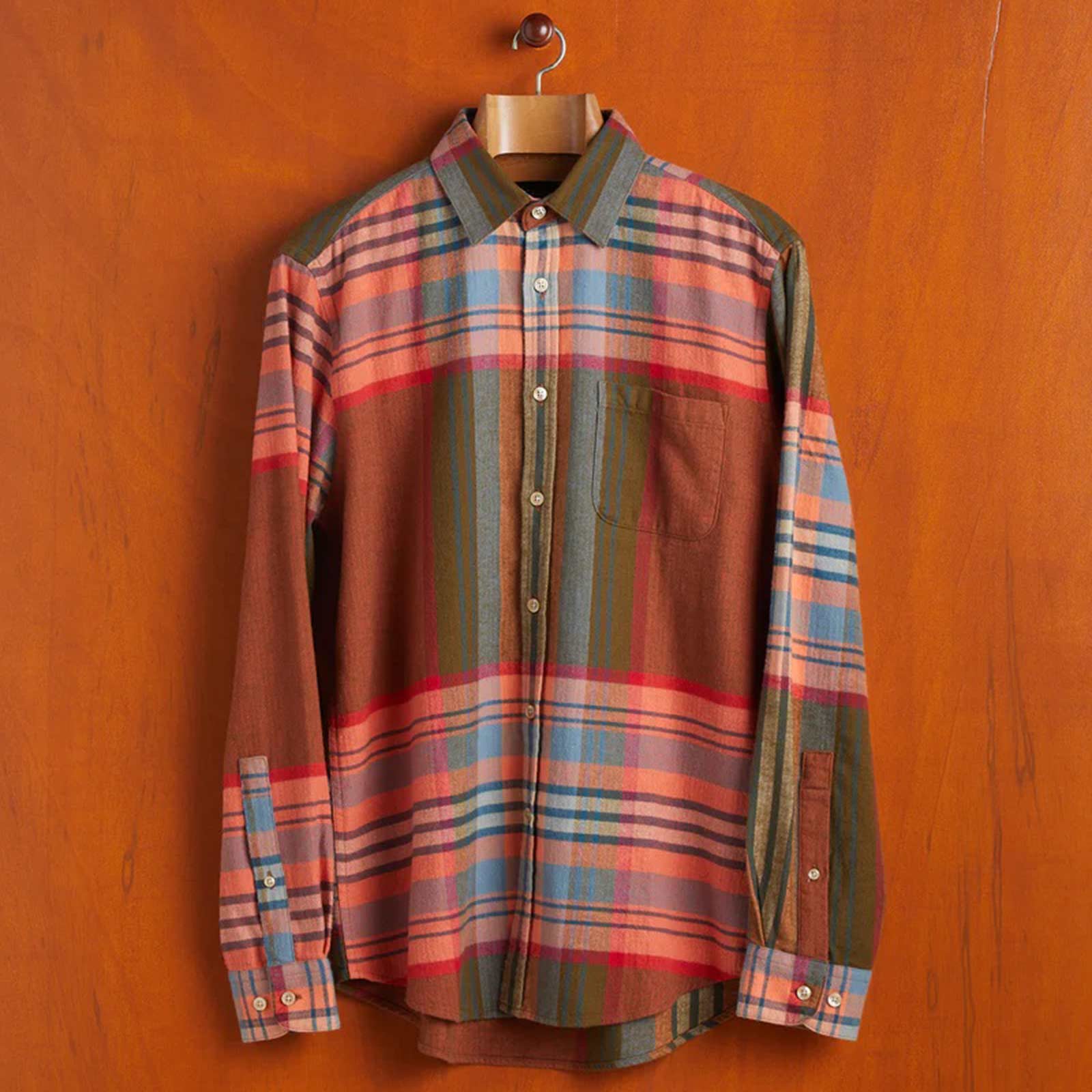 Verso Flannel Shirt multi/brown