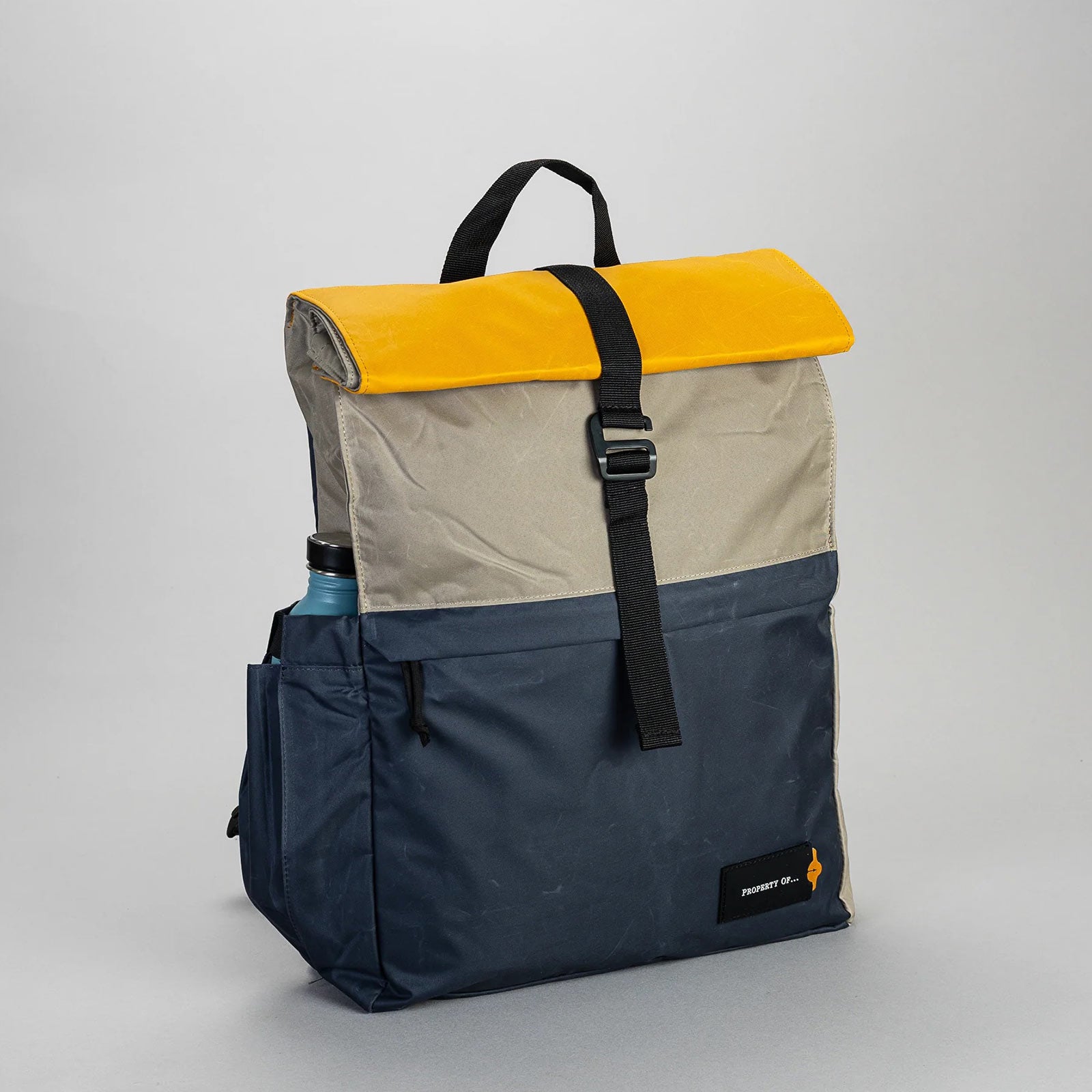 Bob Foldable Backpack yellow/khaki/navy