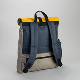Bob Foldable Backpack yellow/khaki/navy