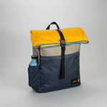 Lucas Roll Down Backpack yellow/khaki/navy