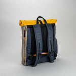 Lucas Roll Down Backpack yellow/khaki/navy