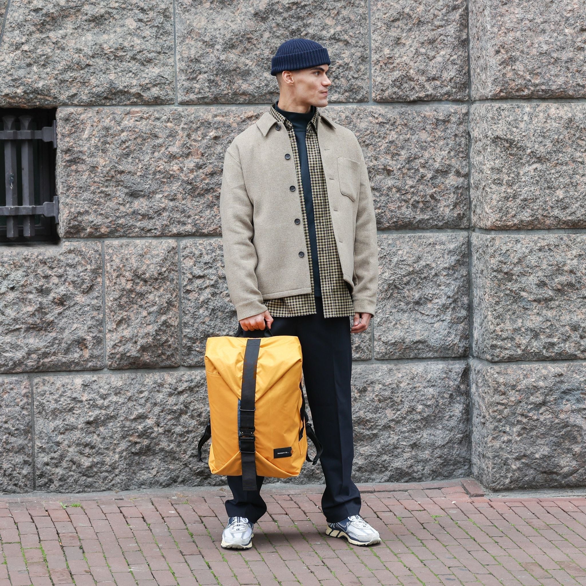 Marco Overnight Bike Pack yellow/blue Property of..