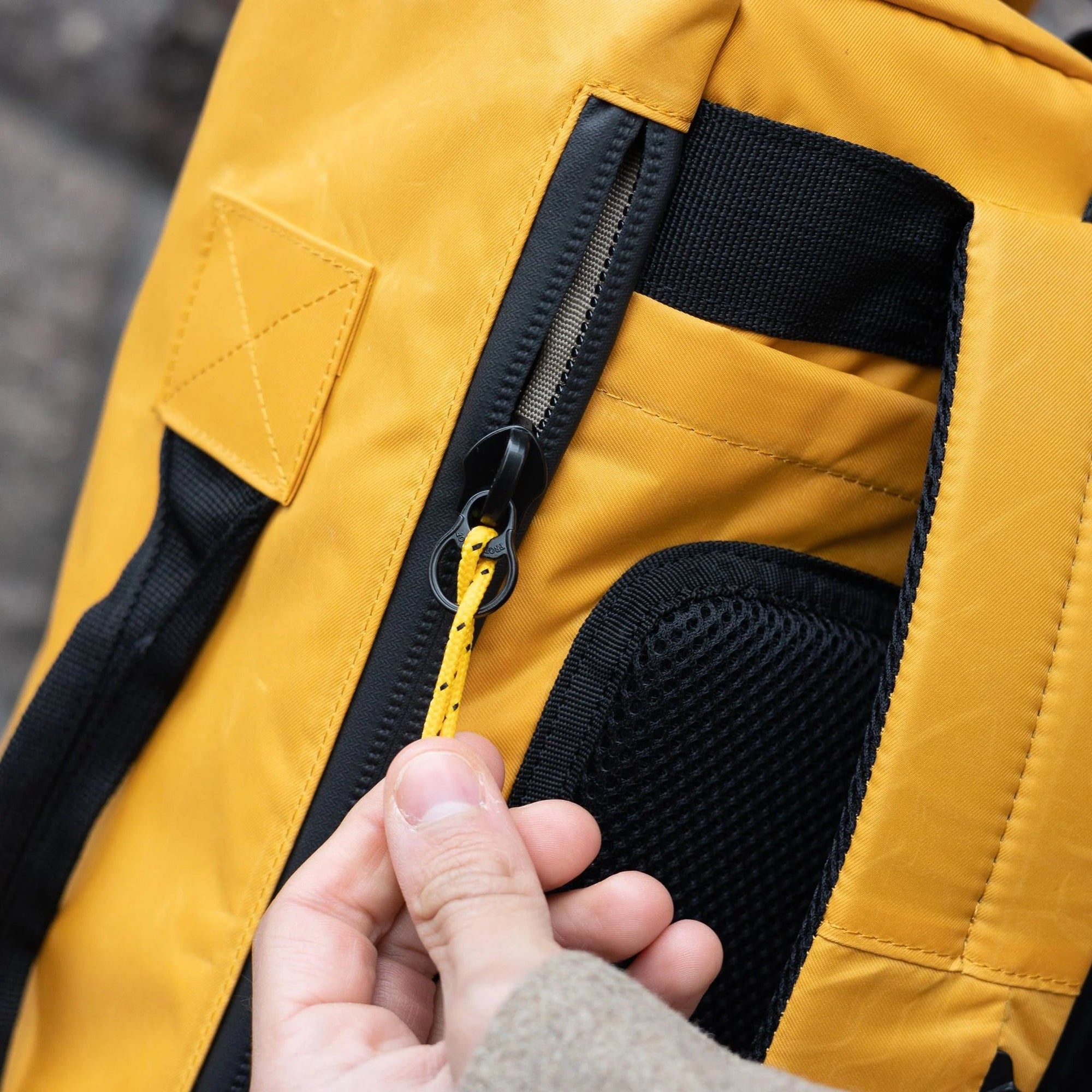Marco Overnight Bike Pack yellow/blue Property of..