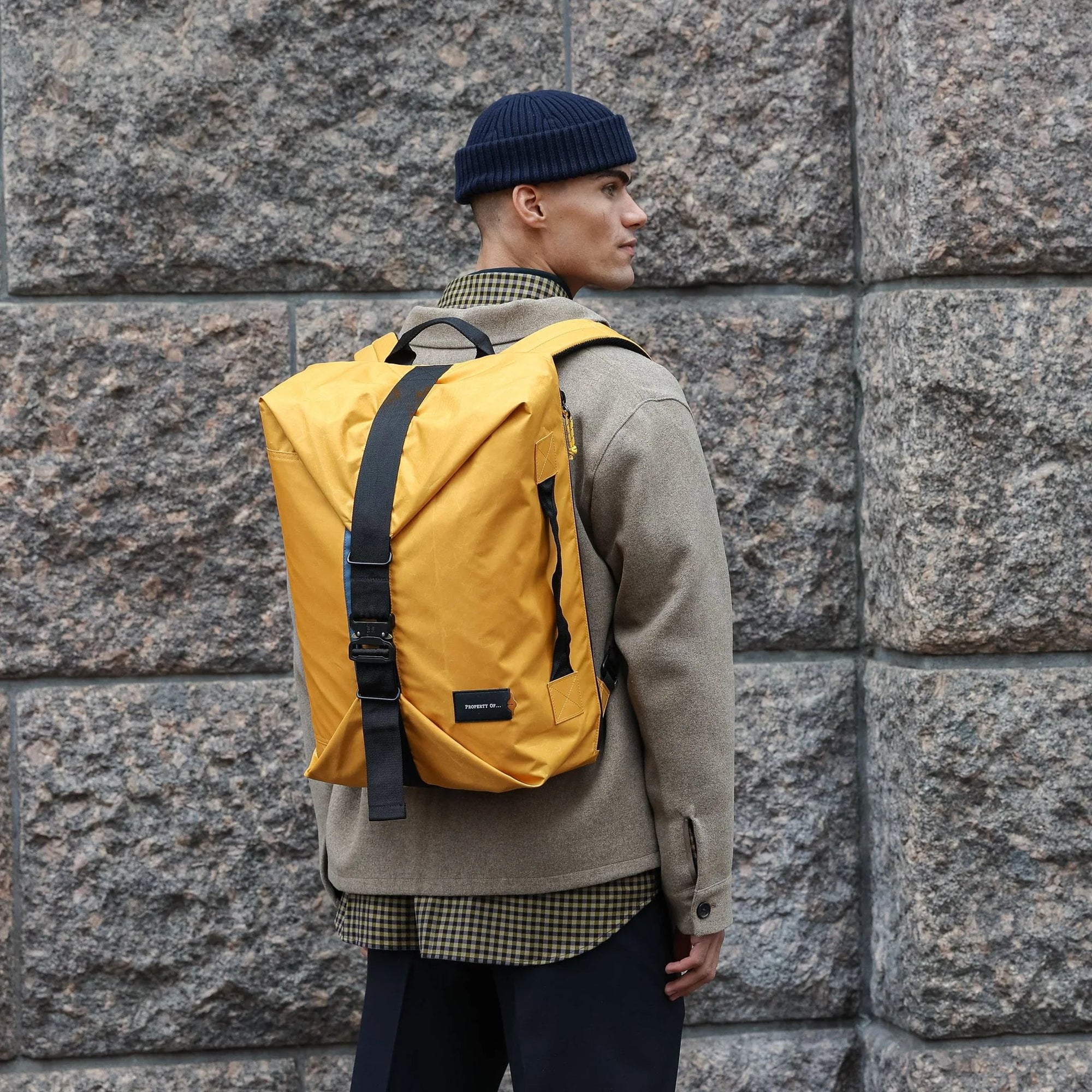 Marco Overnight Bike Pack yellow/blue Property of..