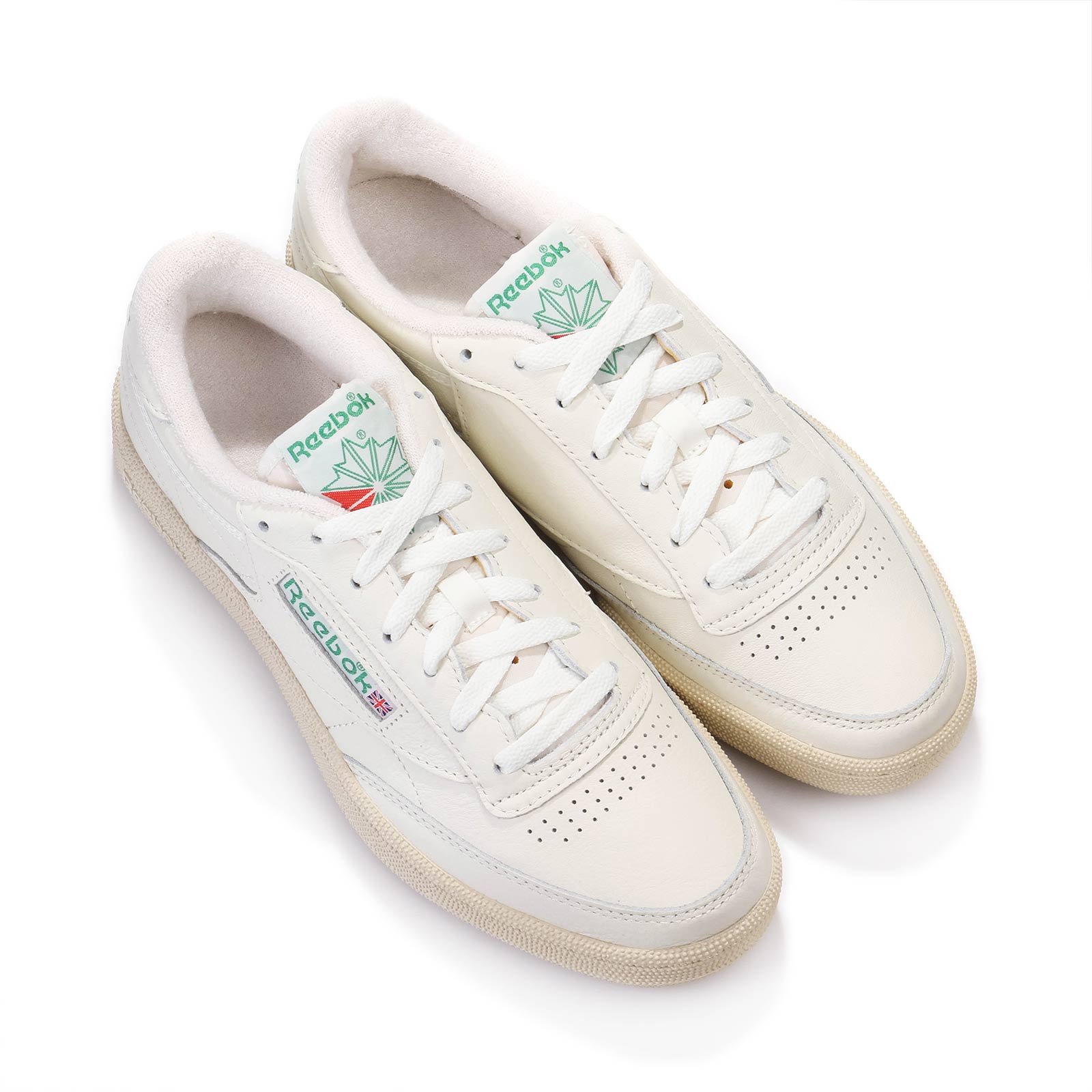 Club C 85 Vintage top chalk/paper white/glen green