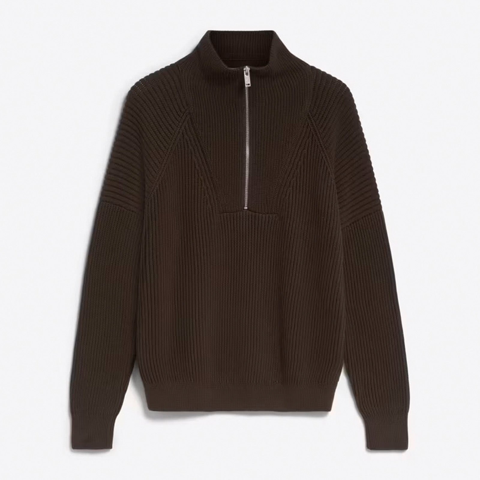 Ronyiaas Half Zip Jumper coffee