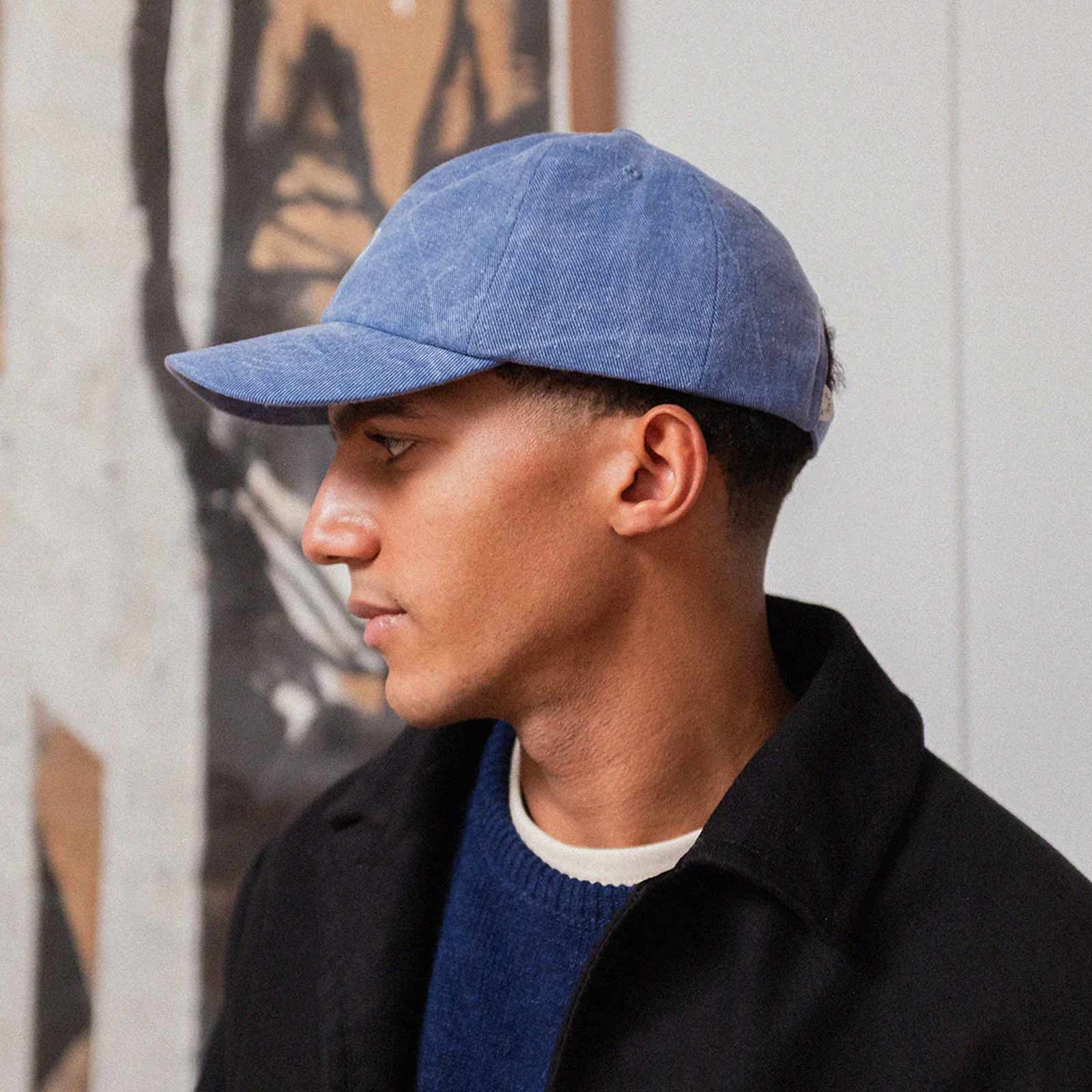 Affection Cap washed denim Rotholz