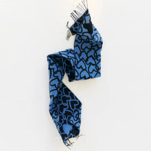 Affection Knit Scarf black/blue Rotholz