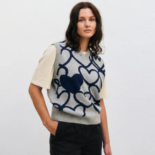 Affection Knit Vest grey melange Rotholz