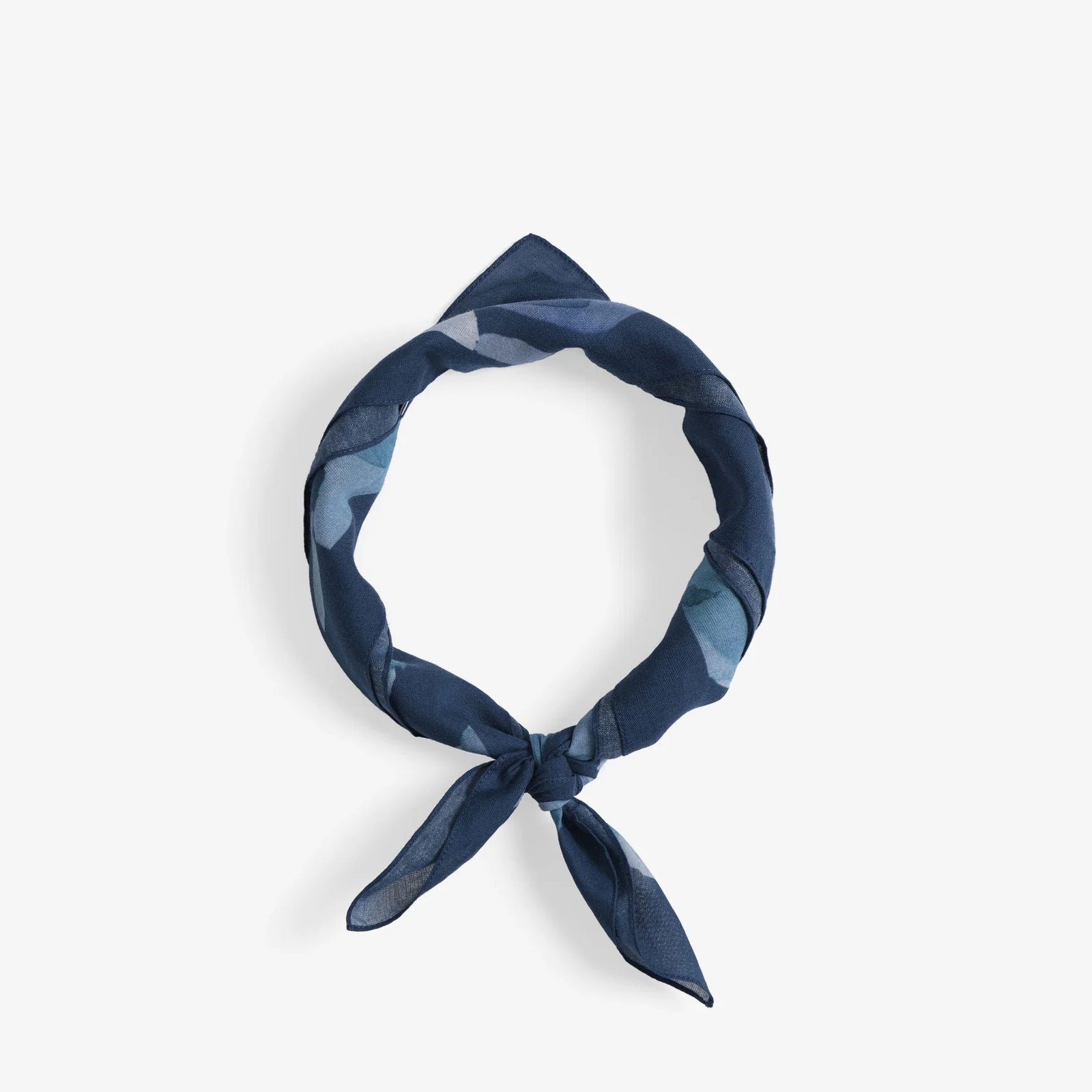 Bandana Navy Flower Rotholz