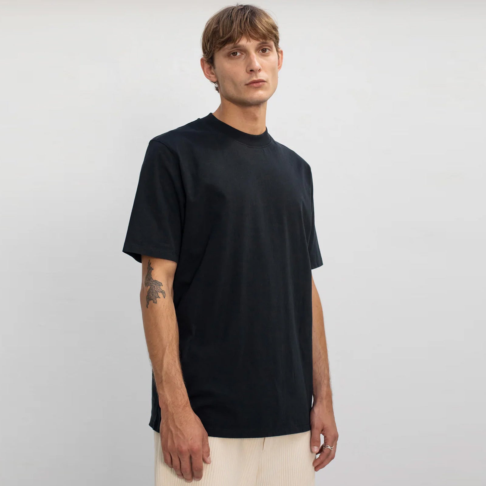Big Collar T-Shirt true black Rotholz