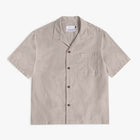 Bowling Shirt beige stripe Rotholz