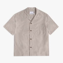 Bowling Shirt beige stripe Rotholz
