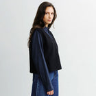 Cropped Vest true black
