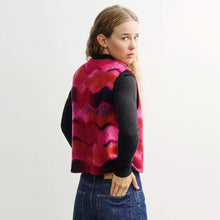 Cropped Vest wavy pink