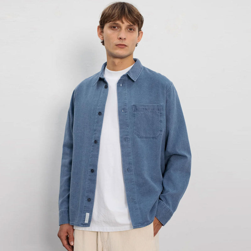 Denim Casual Shirt washed denim Rotholz