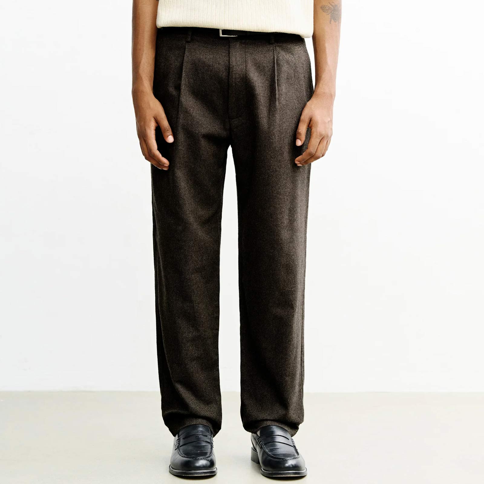 Flannel Everyday Pant black brown