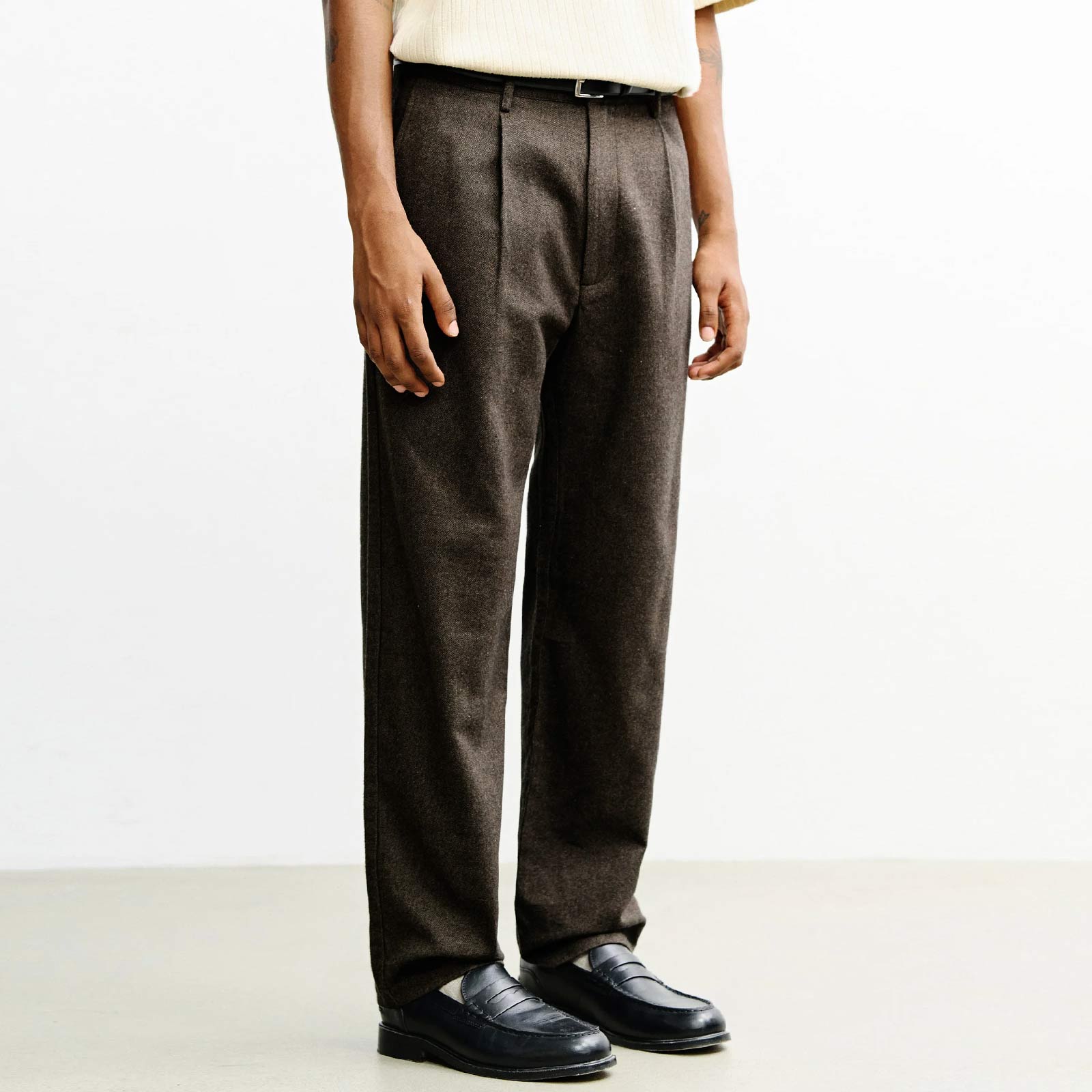 Flannel Everyday Pant black brown