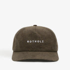 Flannel Floppy Cap twill brown Rotholz