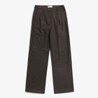 Flannel Pantalone black brown