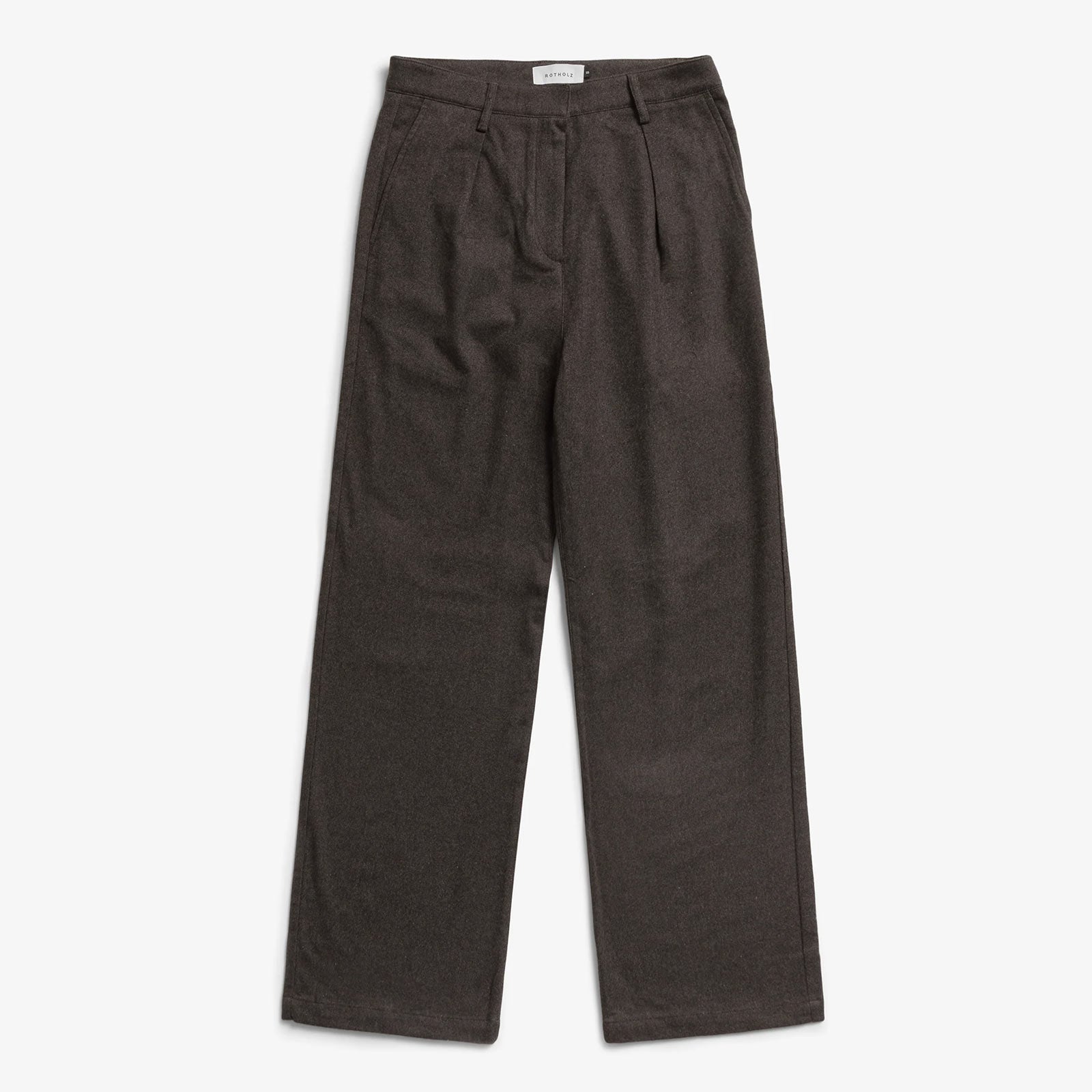 Flannel Pantalone black brown