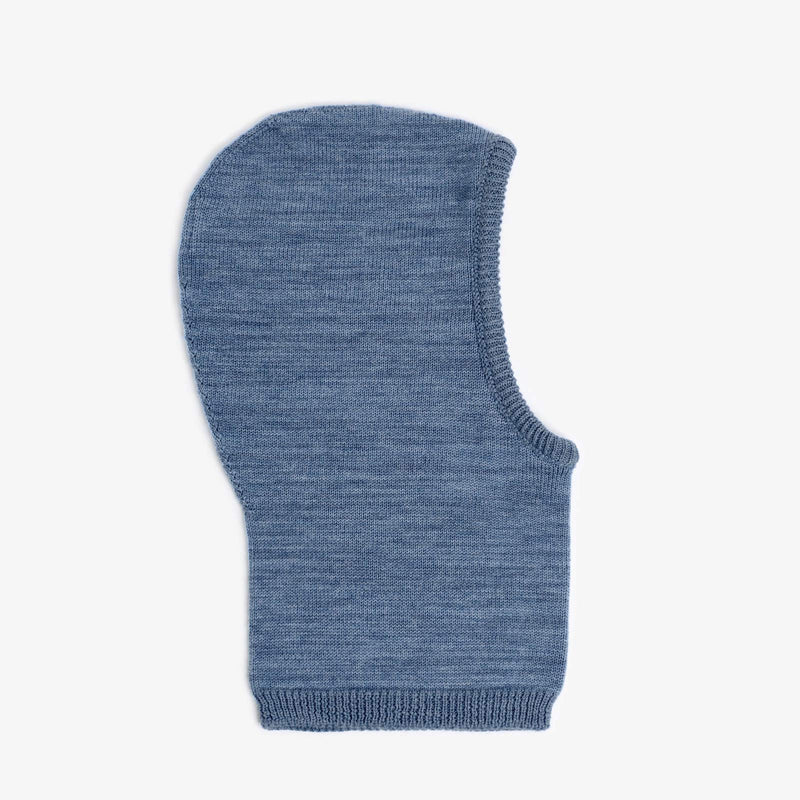 Knit Hood washed blue Rotholz