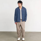 Leisure Shirt Recycled Cotton washed denim