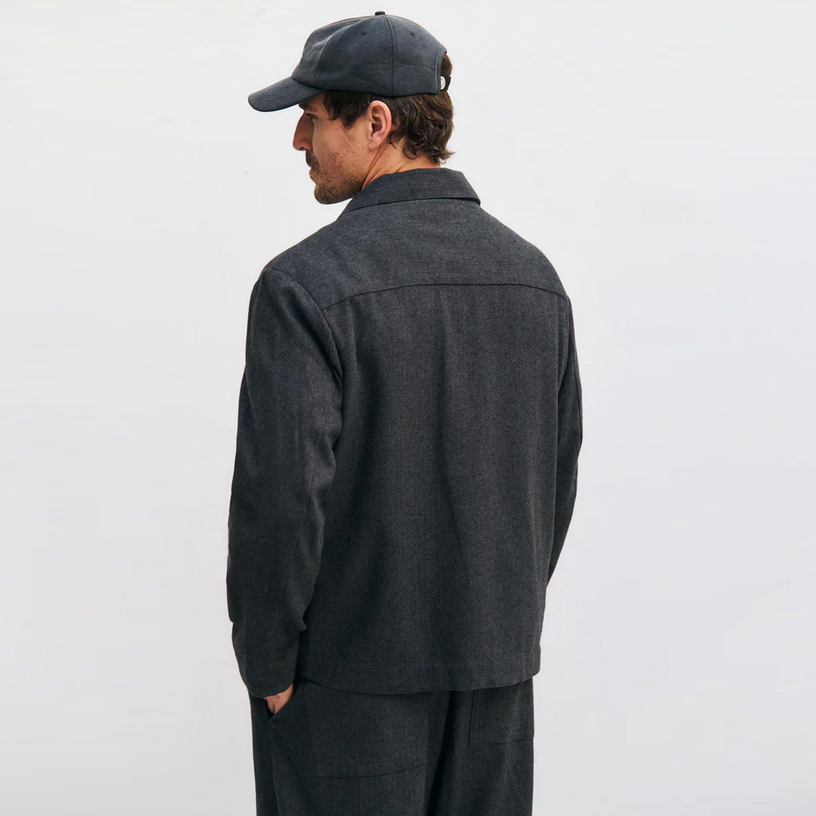 Light Overjacket herringbone grey Rotholz