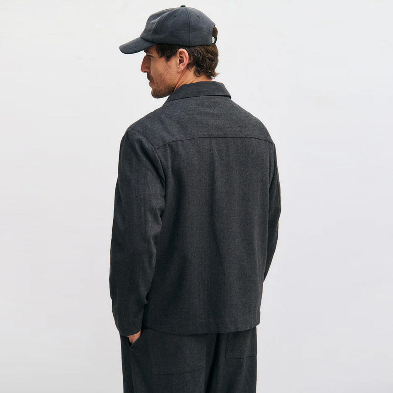 Light Overjacket herringbone grey Rotholz