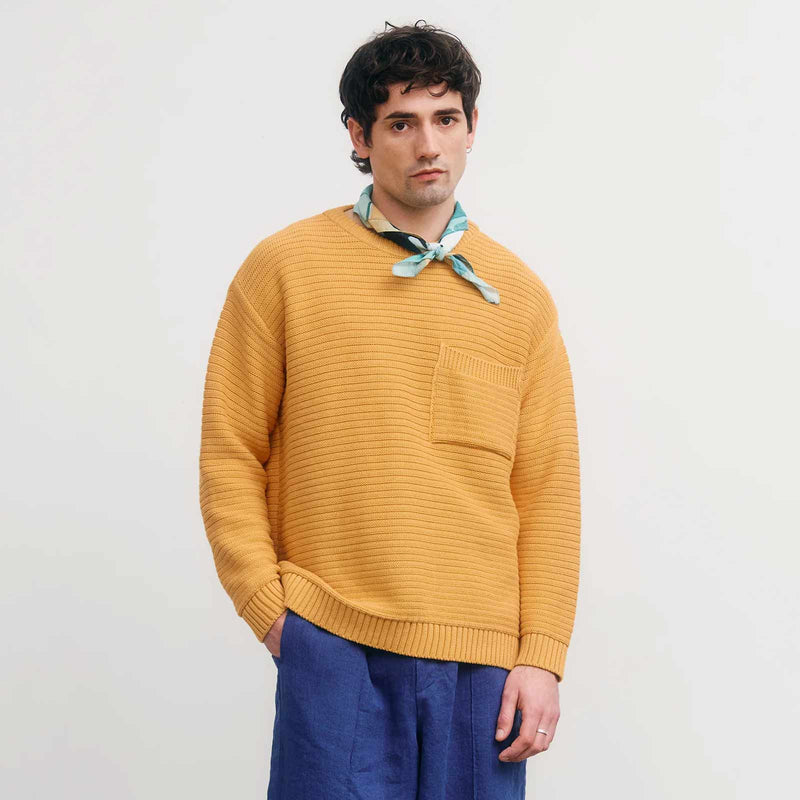 Loose Knit Jumper pale orange Rotholz