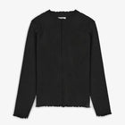 Pin-tucked Longsleeve true black