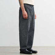 Pleated Wide Pant spotted black