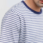 Striped T-Shirt blue stripe Rotholz