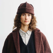 Toque Wool Blend Beanie rosewood brown