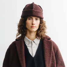 Toque Wool Blend Beanie rosewood brown