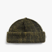 Toque Wool Blend Beanie speckled green
