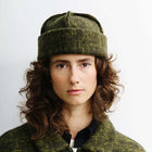 Toque Wool Blend Beanie speckled green