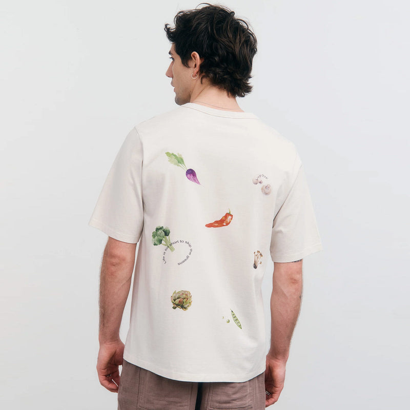 Veggie T-Shirt nature white Rotholz