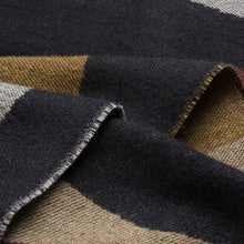 Woven Merino Scarf earth bubbles