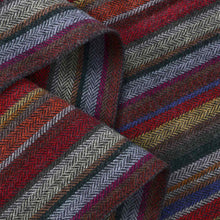 Woven Merino Scarf multi stripe Rotholz