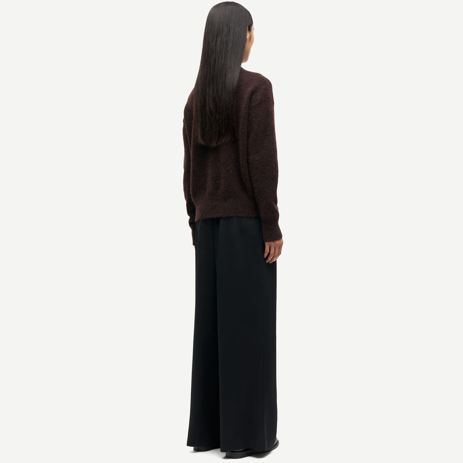 Anour O-N Jumper 7355 black coffee Samsoe Samsoe