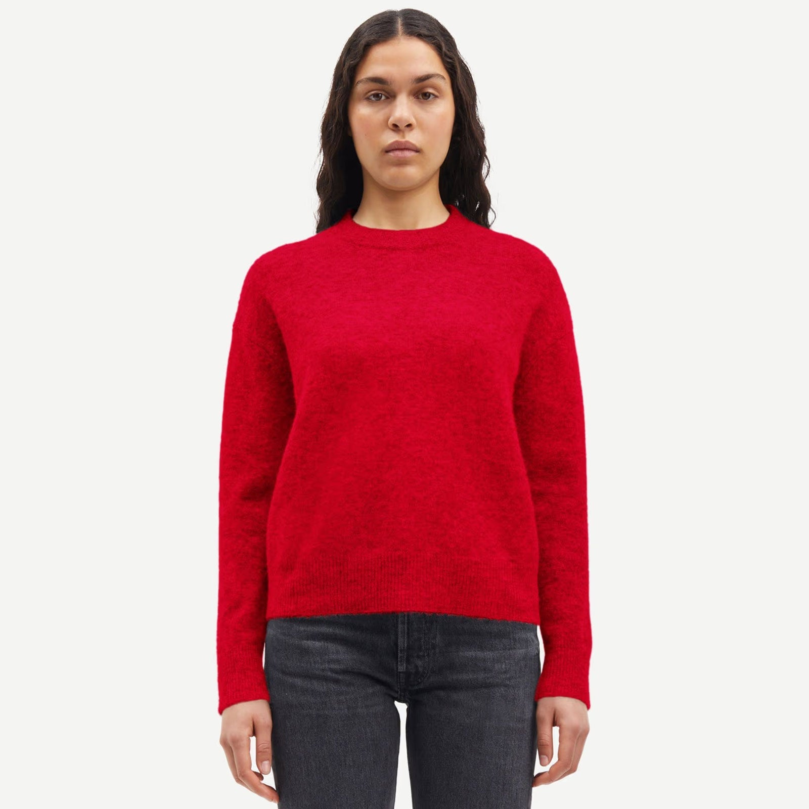 Anour O-N Jumper 7355 haute red Samsoe Samsoe
