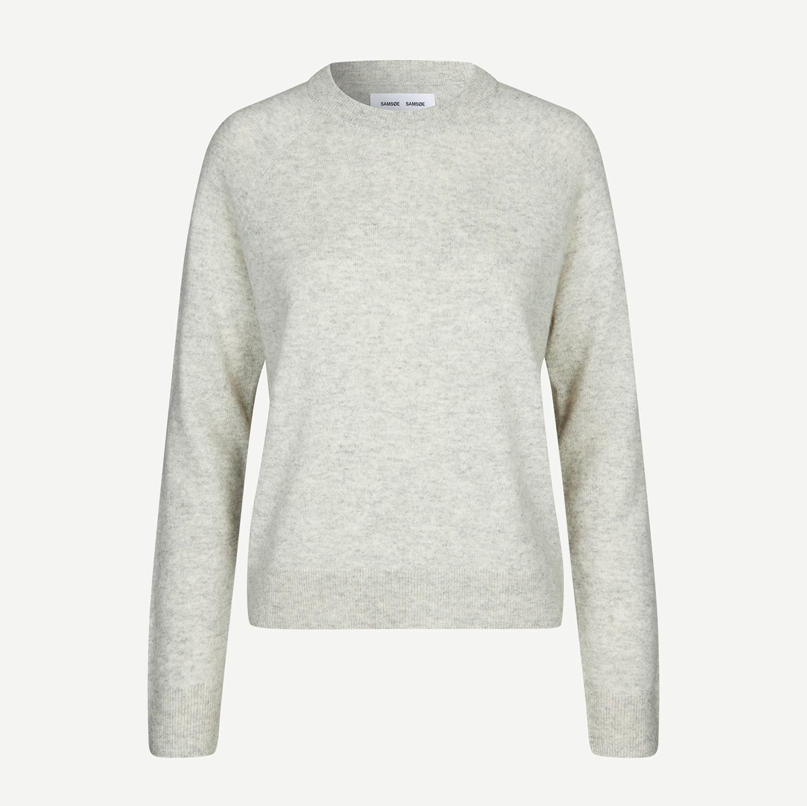 Boston O-Neck Jumper 6304 foggy dew mel.