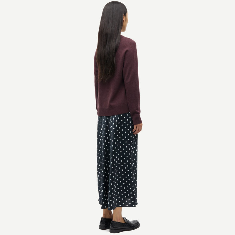 Boston O-Neck Jumper 6304 fudge Samsoe Samsoe