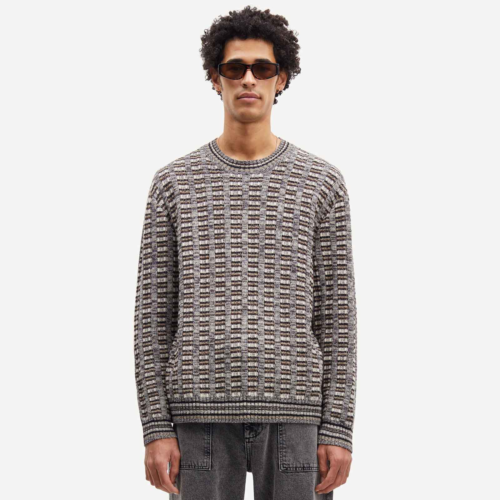 Eliott Crew Neck Jumper crocodile melange