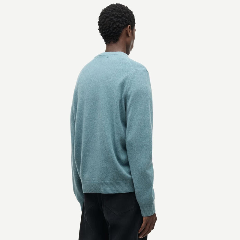 Isak Knit Sweater 1510 stormy sea