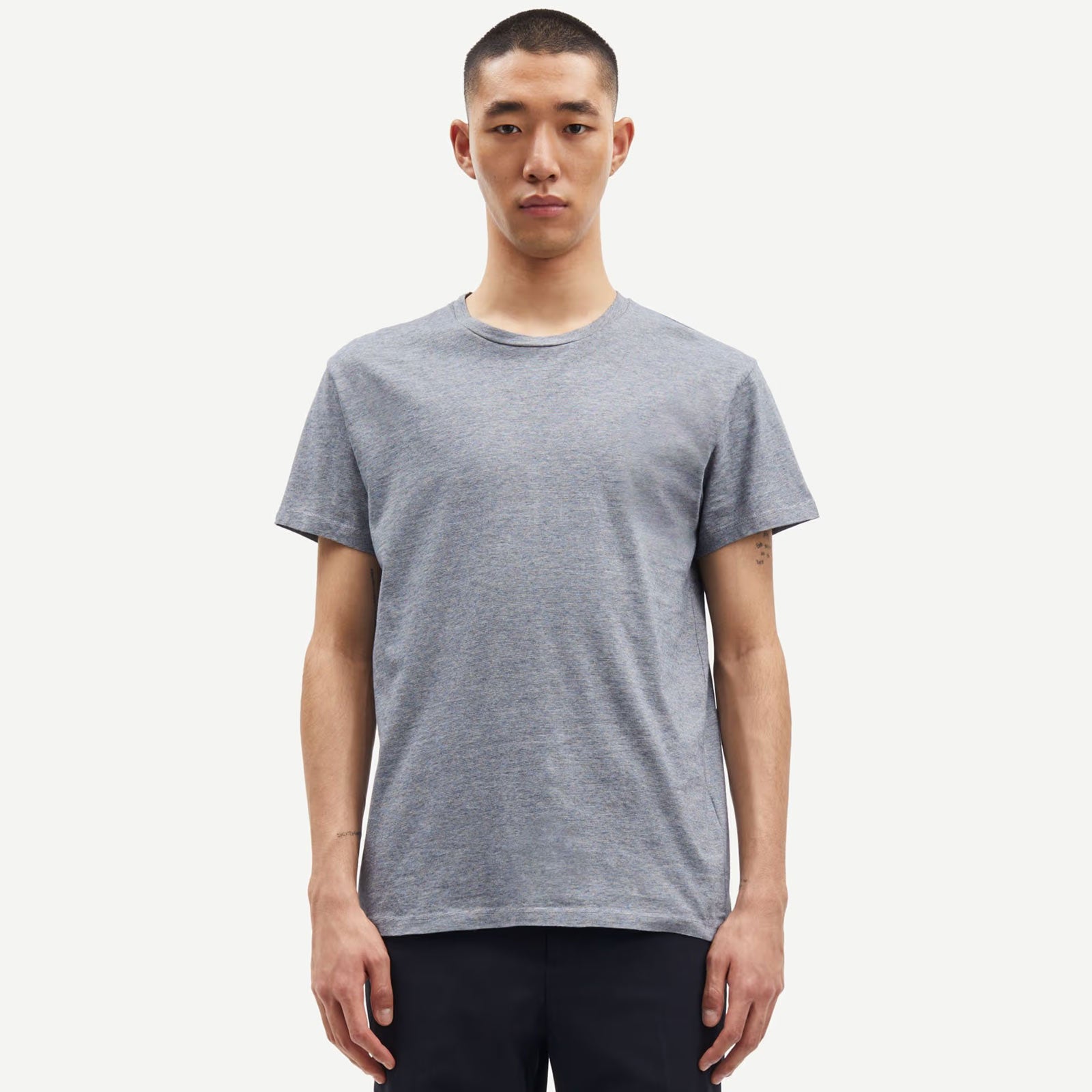 Kronos O-N Stripe T-Shirt 273 total eclipse Samsoe Samsoe