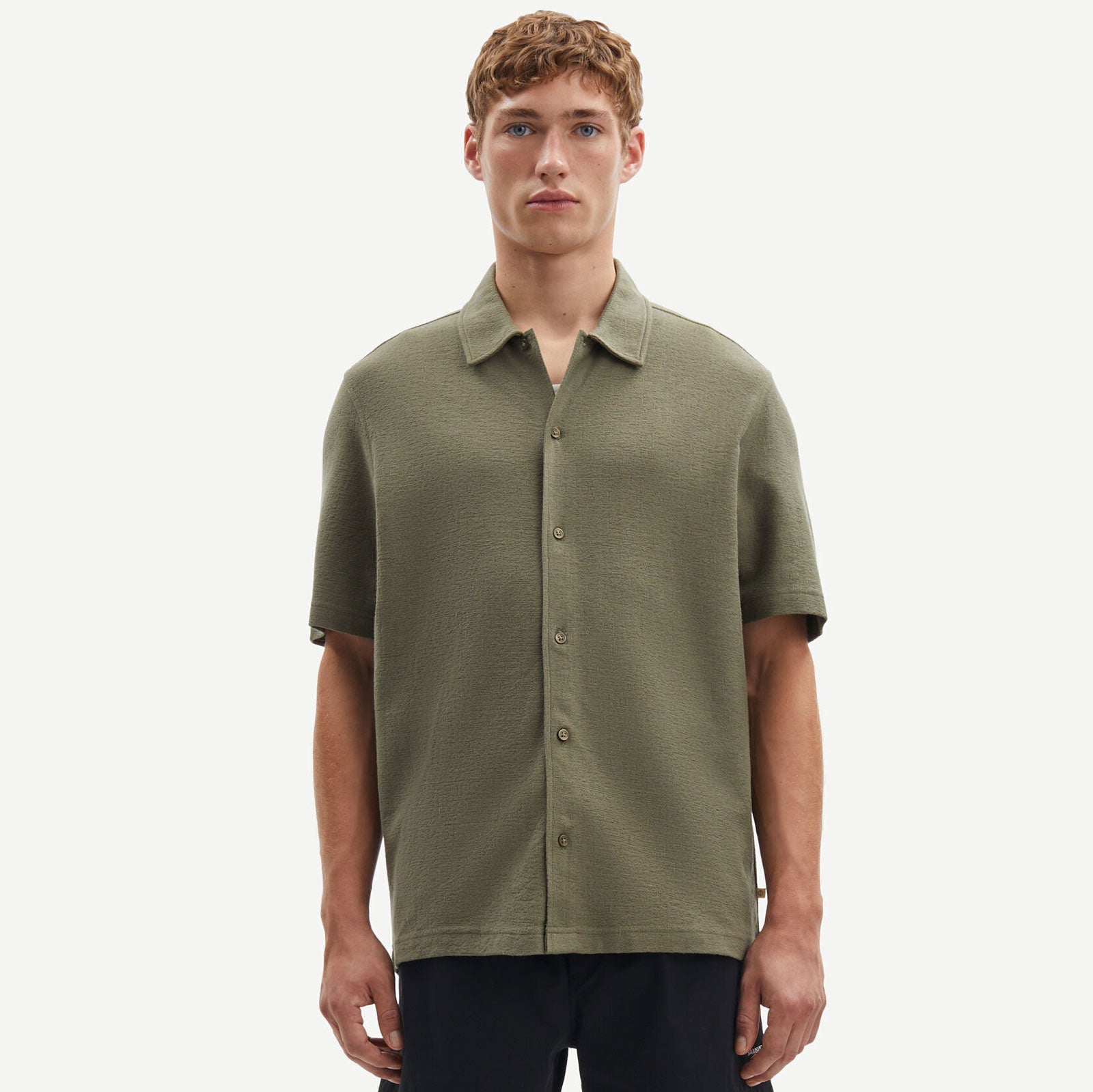 Kvistbro Short Sleeve Shirt 11600 dusty olive