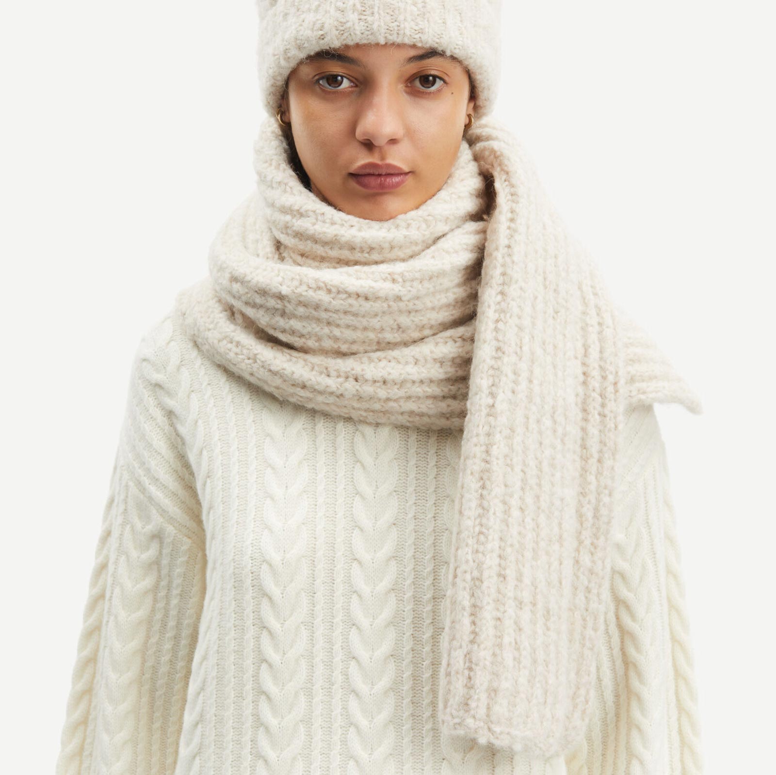 Layla Scarf 15083 arctic wolf